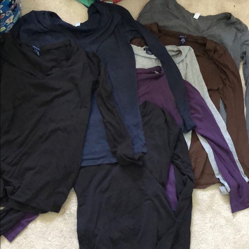 Basic long sleeve tees bundle